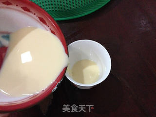 【牛奶蒸蛋小盆栽】----可以吃的小盆栽的做法步骤:5