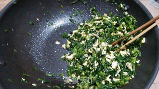 鸡蛋菠菜馅饺子的做法步骤:4