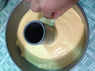 南瓜戚风——诱人的金黄蛋糕的做法步骤:12