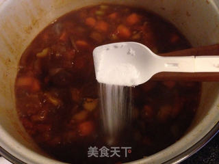 挪威家常菜——番茄鳕鱼浓汤的做法步骤:12