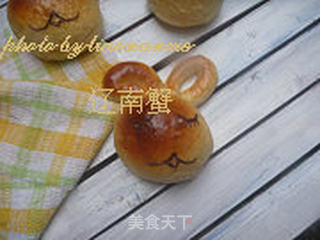 萌兔子面包的做法步骤:12
