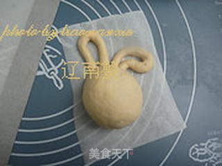 萌兔子面包的做法步骤:7