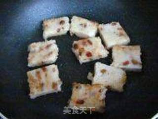 腊味虾皮萝卜糕的做法步骤:12