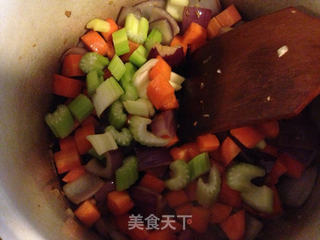 挪威家常菜——番茄鳕鱼浓汤的做法步骤:5