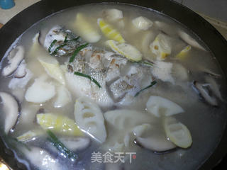 春笋鲈鱼的做法步骤:9