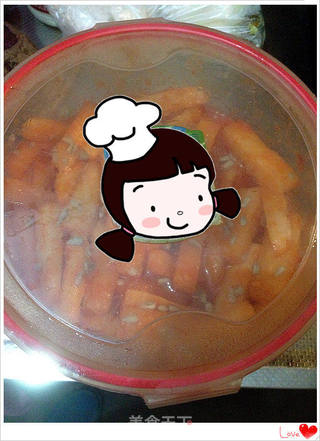 仙草阁私房菜(佐酒小菜)--甜不辣萝卜条的做法步骤:12