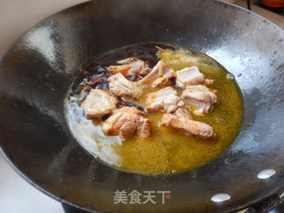 南瓜焖排骨的做法步骤:7