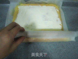 原味奶油蛋糕卷的做法步骤:10