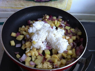 腰果蛋炒饭的做法步骤:7