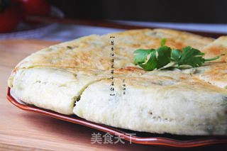 【葱香油渣千层发面饼】的做法步骤:19