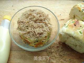 葱香肉松面包卷的做法步骤：11
