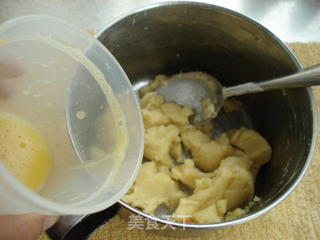 土豆泥天鹅泡芙的做法步骤:7