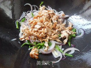 洋葱炒鸡丝的做法步骤:5