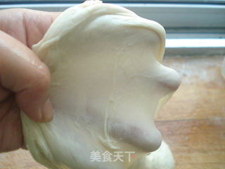 葱香肉松面包卷的做法步骤:2