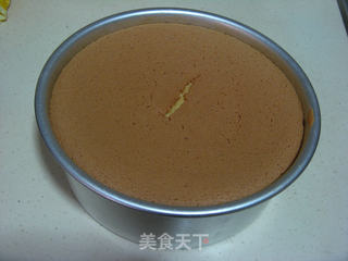 哈密瓜奶油蛋糕的做法步骤:13