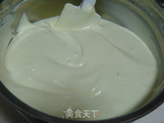 哈密瓜奶油蛋糕的做法步骤:10