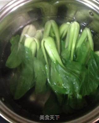 蚝油香菇油菜的做法步骤:2