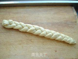 圣诞花环面包的做法步骤:7