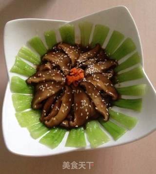 蚝油香菇油菜的做法步骤:7