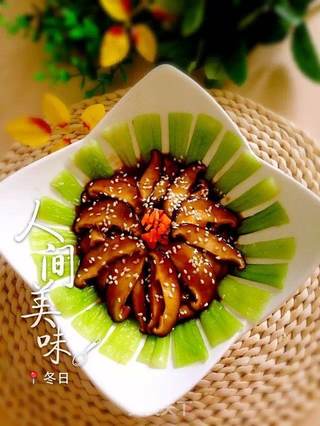 蚝油香菇油菜的做法步骤:8