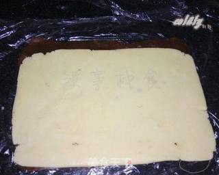 黑纹奶酪饼干的做法步骤:7