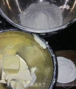 黑纹奶酪饼干的做法步骤:3