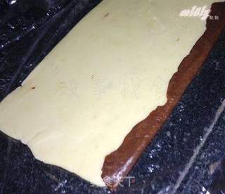 黑纹奶酪饼干的做法步骤:8