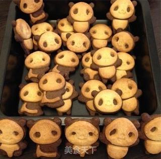 熊猫饼干的做法步骤:16