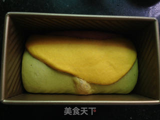 五彩蔬菜土司的做法步骤:11