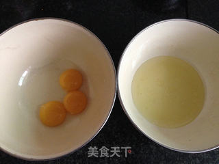 枣泥红糖米戚风的做法步骤：2