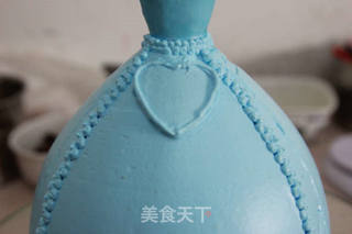 【番茄配方】冰雪奇缘公主蛋糕—— 每个女孩都是自己的魔法小公主的做法步骤:29