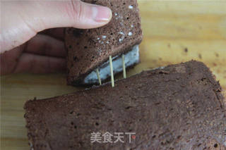 【番茄配方】圣诞节树根蛋糕——带给人幸运的蛋糕的做法步骤:17