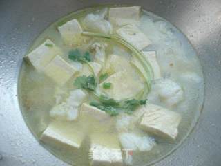 鳕鱼豆腐汤的做法步骤:9