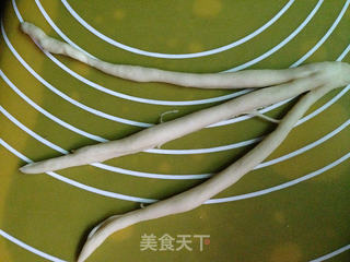 胡萝卜汁辫子面包的做法步骤:3