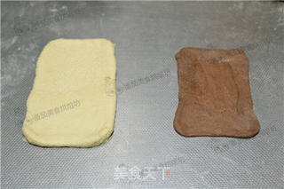【番茄配方】双色吐司砖——花样吐司,为圣诞节做准备!的做法步骤:3