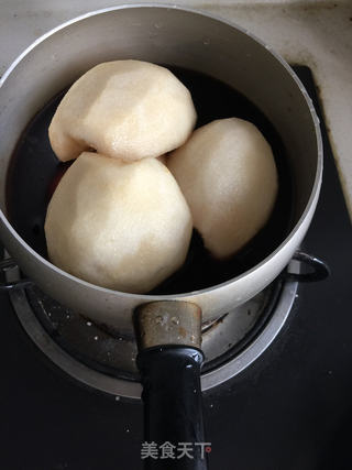 红酒雪梨的做法步骤:3
