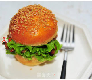 【好吃又好看的鸡肉汉堡】的做法步骤:11