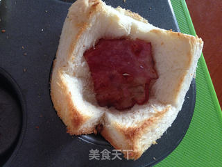 培根奶酪土司塔的做法步骤:7