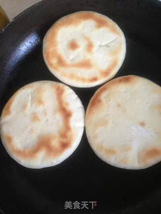 原味发面饼的做法步骤:8