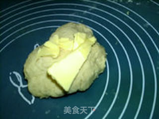 奶香芋丝面包的做法步骤:9