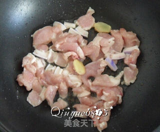 肉炒蒜苔木耳的做法步骤:5