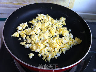 杏鲍菇番茄炒鸡蛋的做法步骤:4