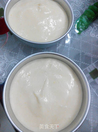 奶油戚风蛋糕的做法步骤:6