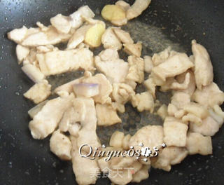肉炒蒜苔木耳的做法步骤:6