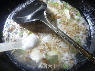 青豆金针菇豆腐羹的做法步骤：6