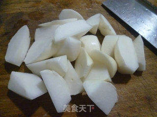 豆结烧萝卜的做法步骤:3
