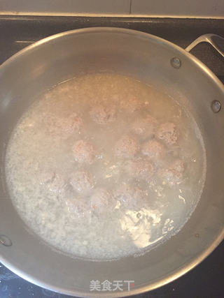 菠菜丸子汤的做法步骤:8