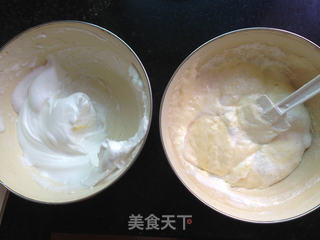彩珠戚风蛋糕卷的做法步骤:5