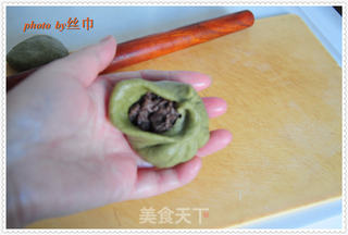 纯手工圣诞树面包的做法步骤:9