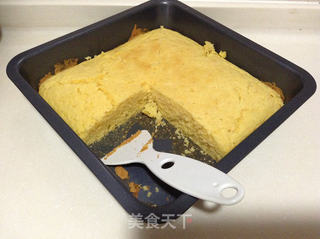 孩子的粗粮早歺------------20分钟快手玉米蛋糕的做法步骤:6